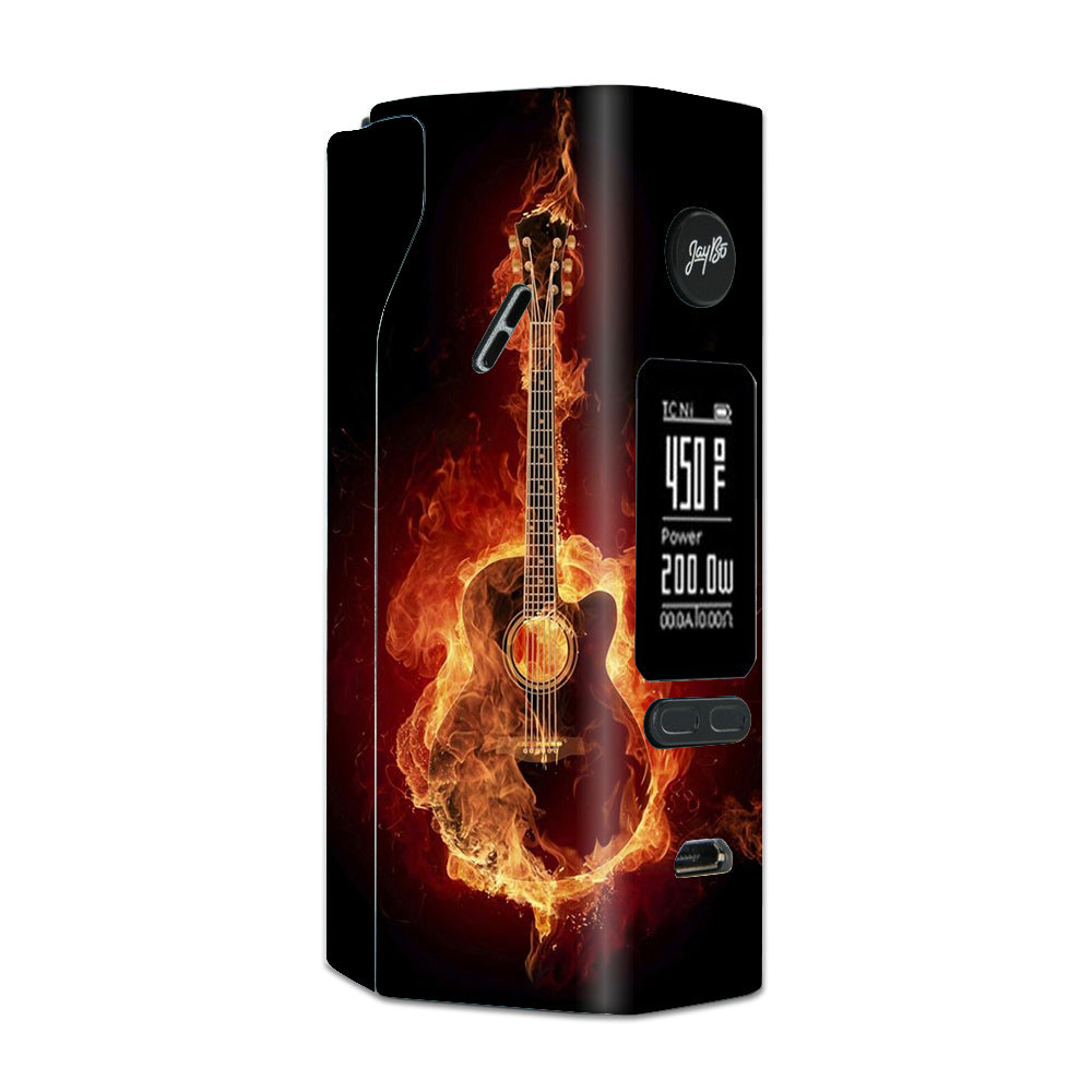  Guitar In Flames Wismec Reuleaux RX 2/3 combo kit Skin