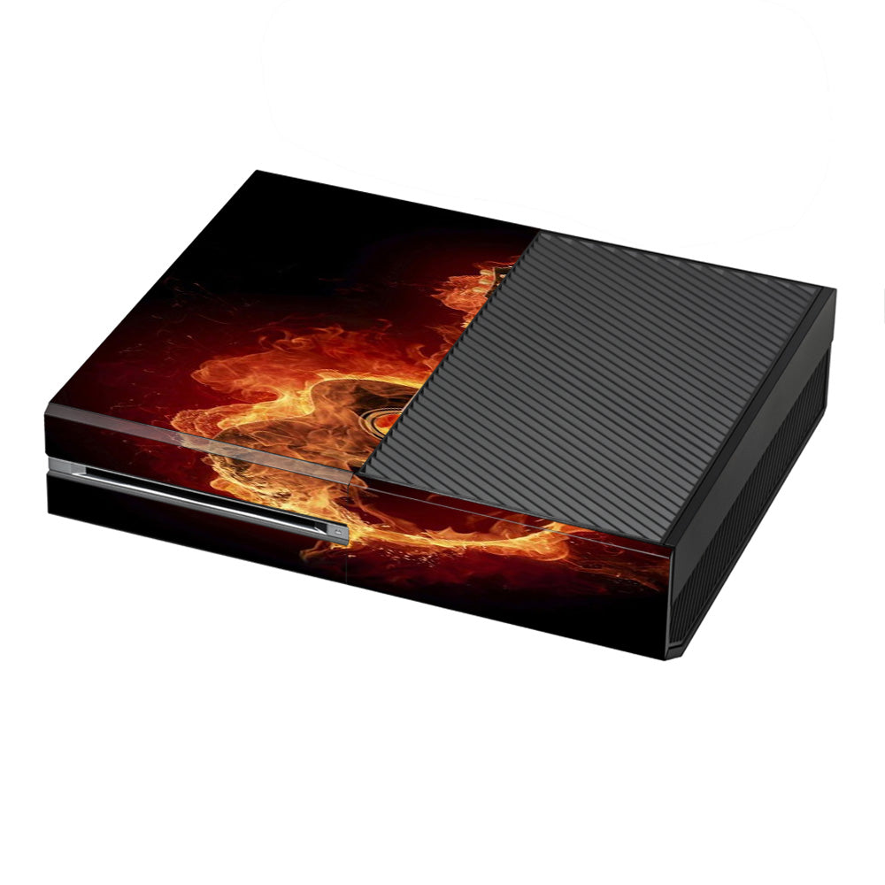  Guitar In Flames Microsoft Xbox One Skin