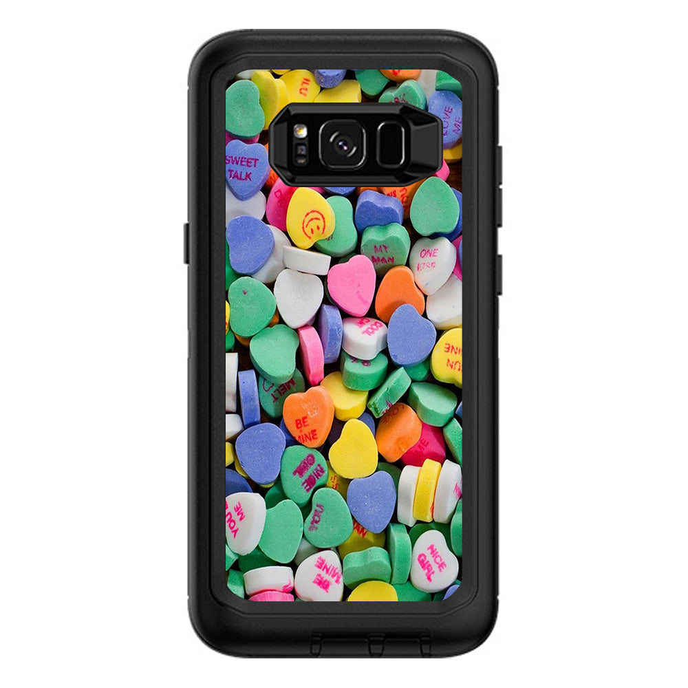  Heart Candy, Valentines Candy Otterbox Defender Samsung Galaxy S8 Plus Skin