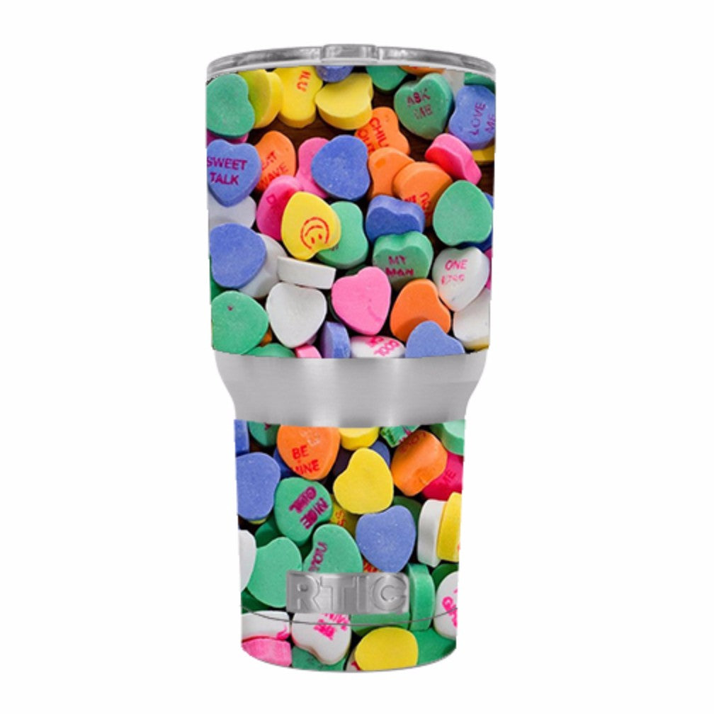  Heart Candy, Valentines Candy RTIC 30oz Tumbler Skin