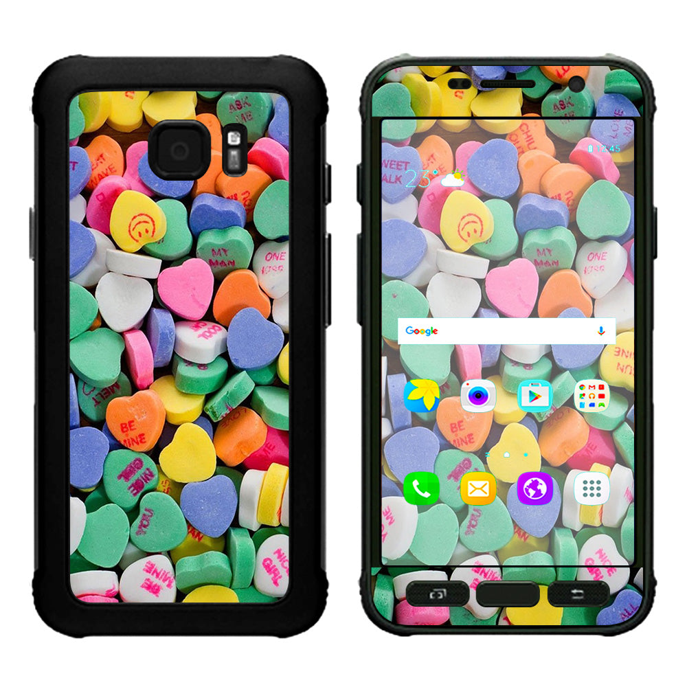  Heart Candy, Valentines Candy Samsung Galaxy S7 Active Skin