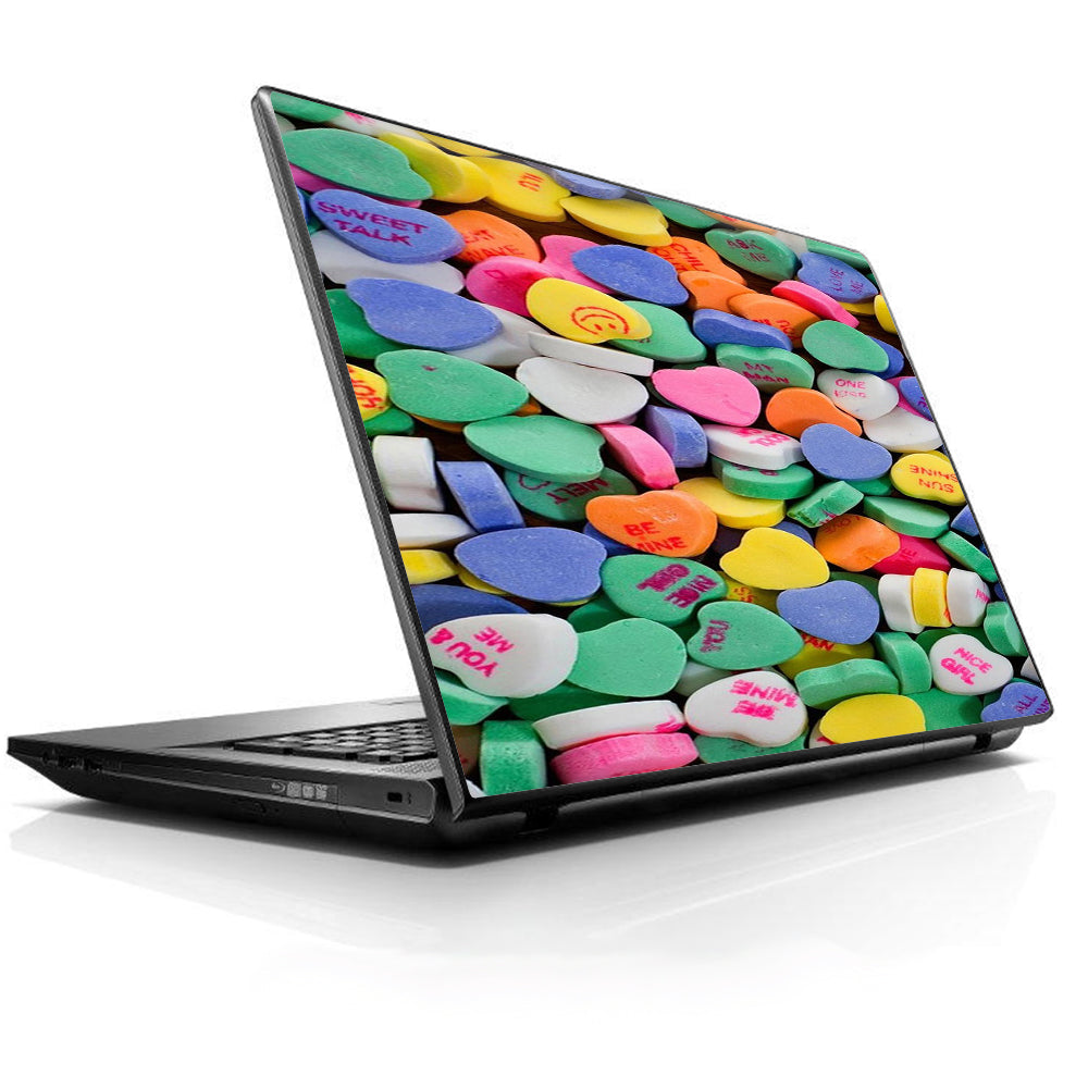  Heart Candy, Valentines Candy Universal 13 to 16 inch wide laptop Skin