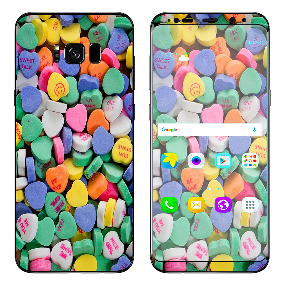  Heart Candy, Valentines Candy Samsung Galaxy S8 Plus Skin