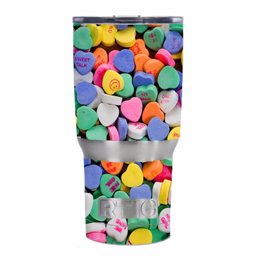  Heart Candy, Valentines Candy RTIC 20oz Tumbler Skin