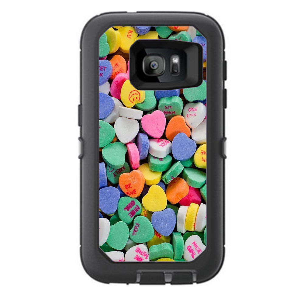 Heart Candy, Valentines Candy Otterbox Defender Samsung Galaxy S7 Skin