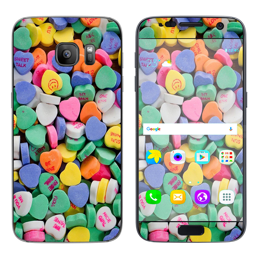  Heart Candy, Valentines Candy Samsung Galaxy S7 Skin