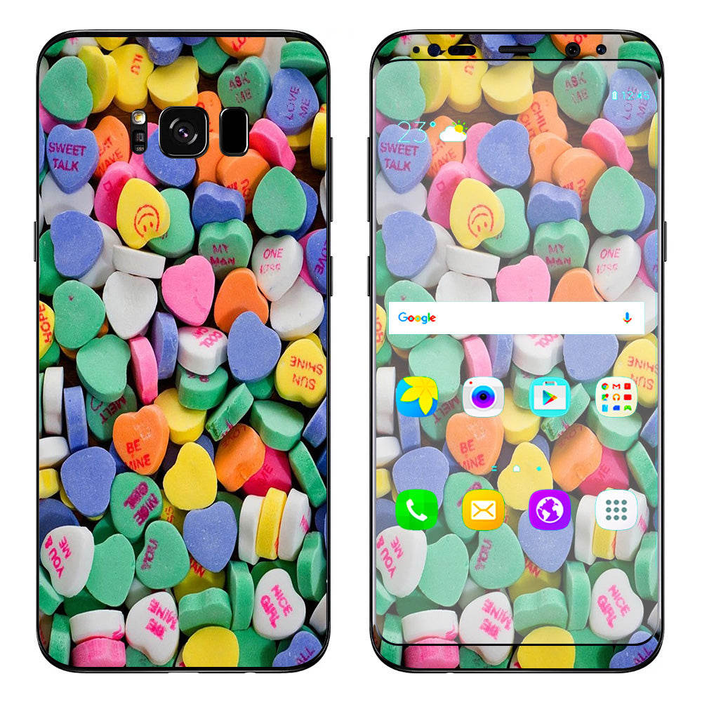 Heart Candy, Valentines Candy Samsung Galaxy S8 Skin