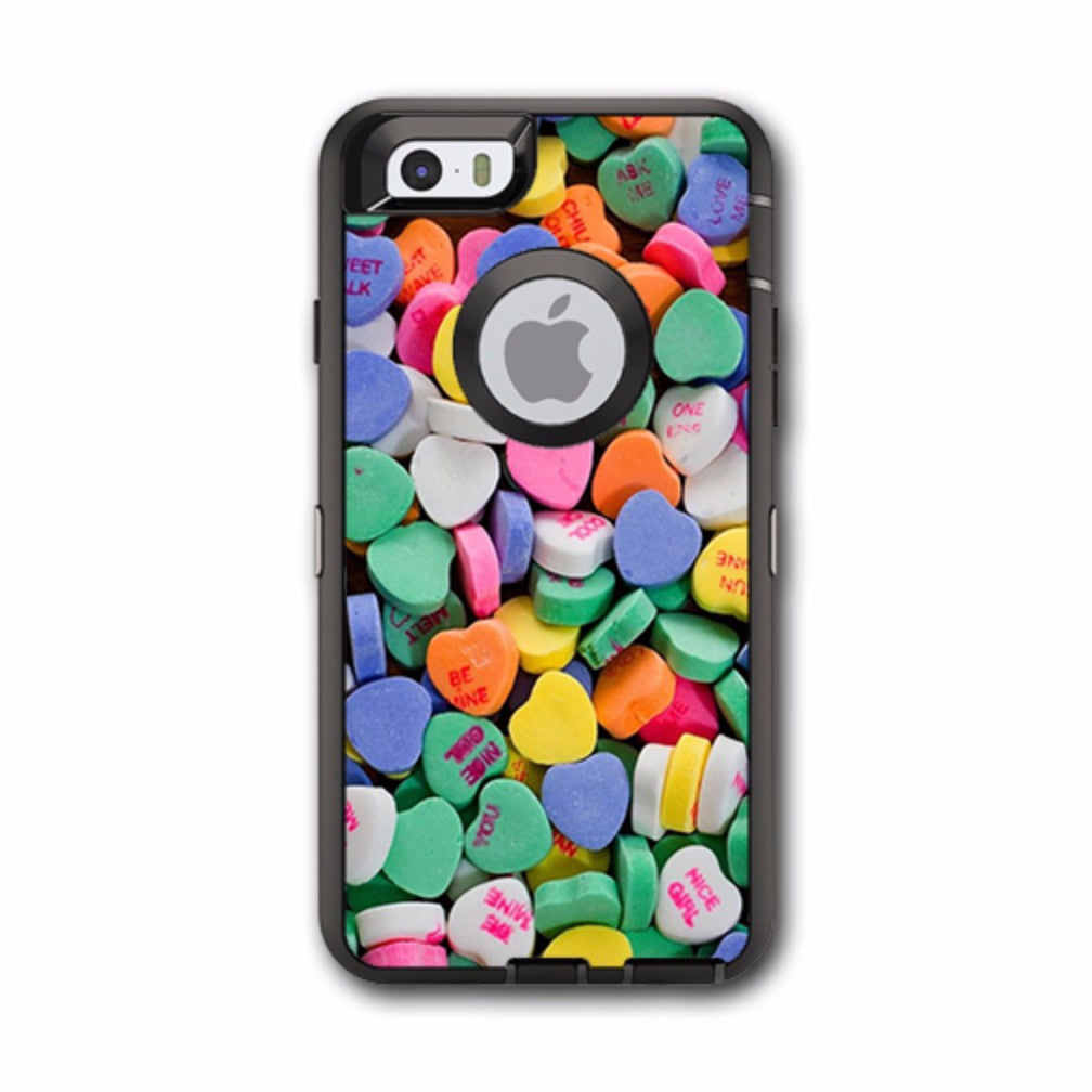  Heart Candy, Valentines Candy Otterbox Defender iPhone 6 Skin