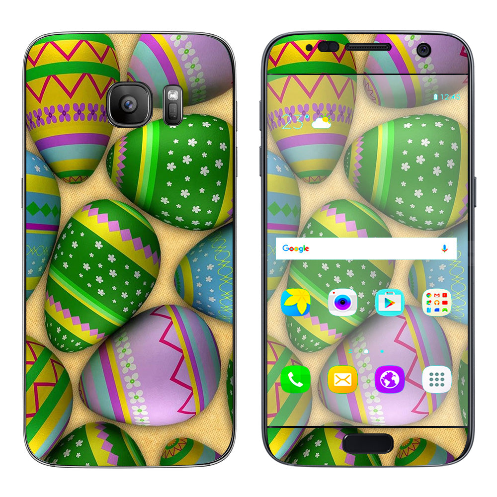  Easter Eggs Painted Samsung Galaxy S7 Skin