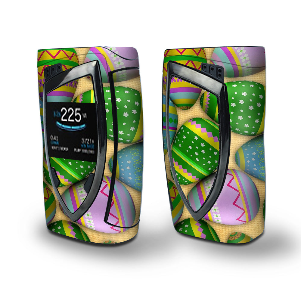 Skin Decal Vinyl Wrap for Smok Devilkin Kit 225w Vape (includes TFV12 Prince Tank Skins) skins cover/ Easter Eggs painted
