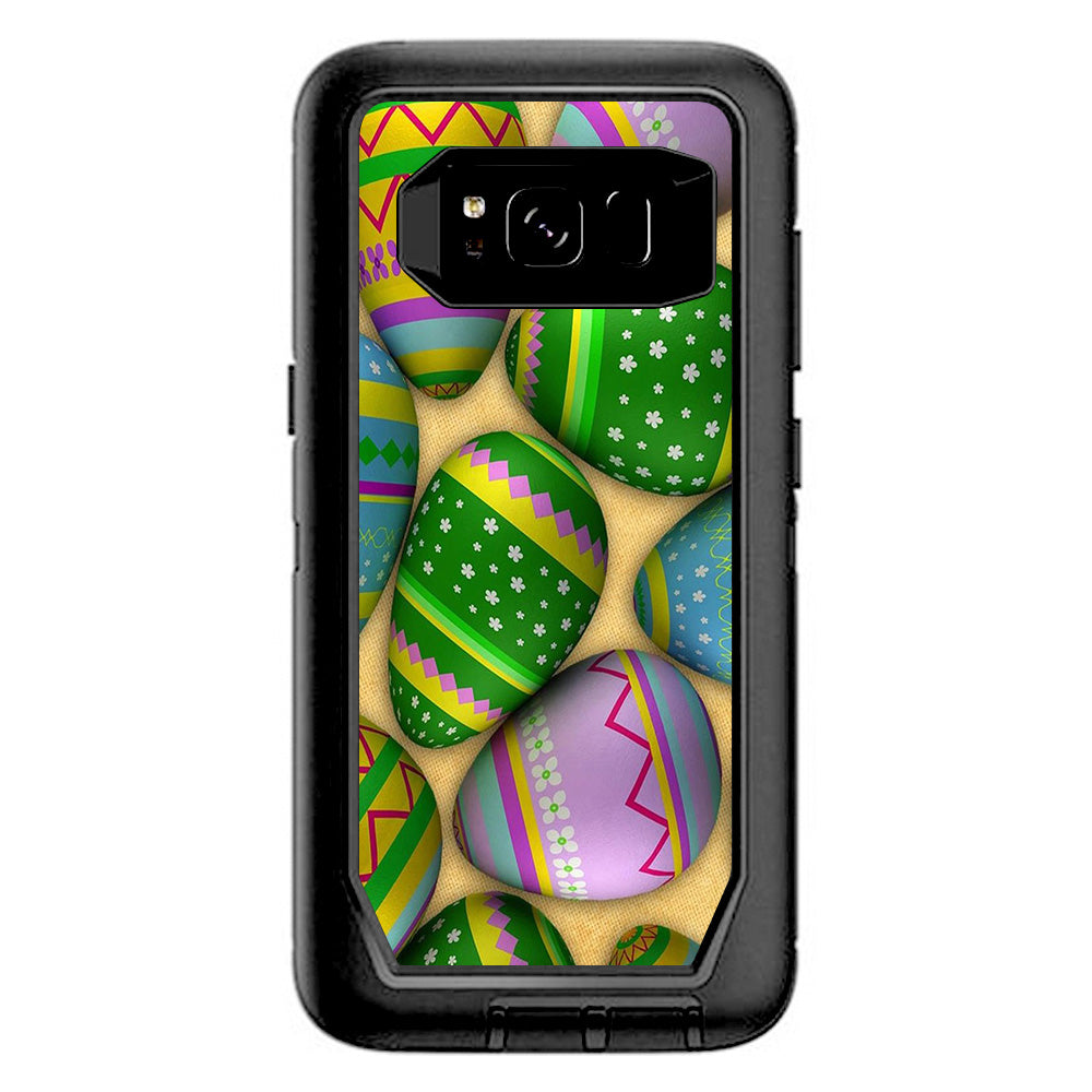  Easter Eggs Painted Otterbox Defender Samsung Galaxy S8 Skin