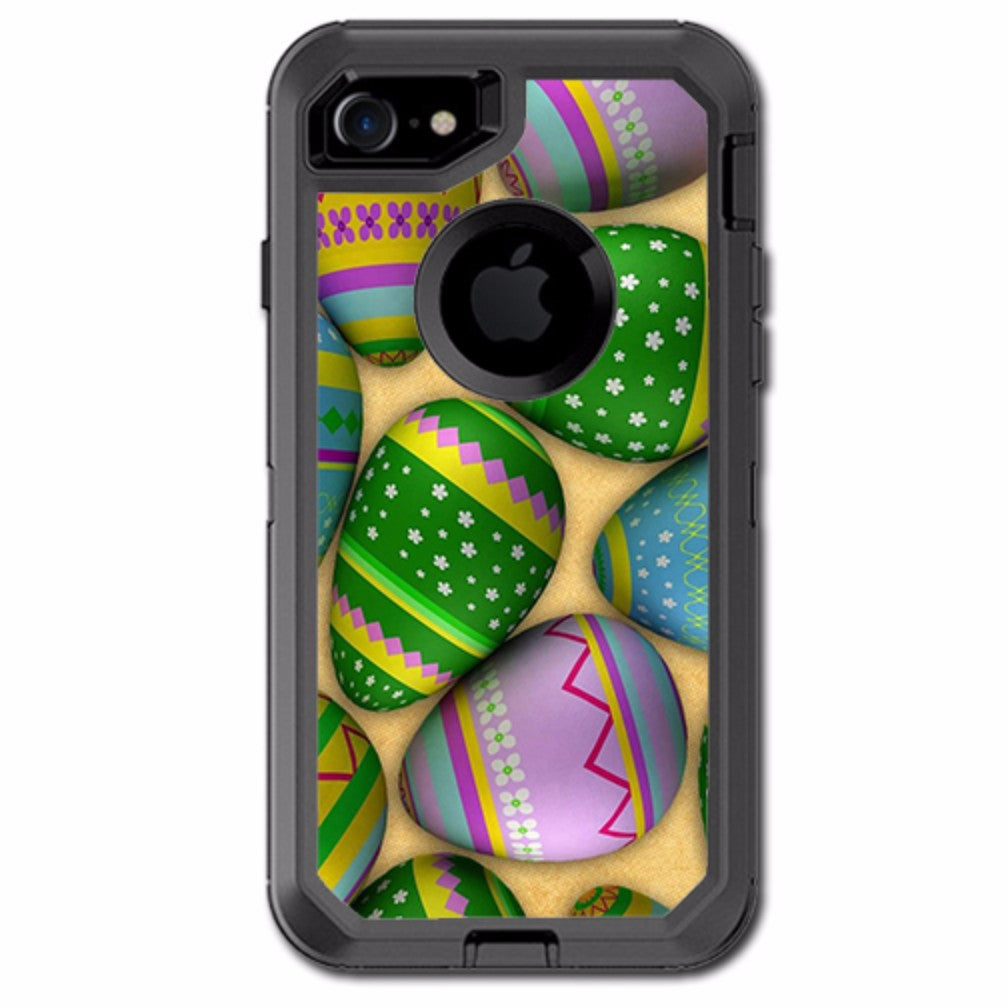  Easter Eggs Painted Otterbox Defender iPhone 7 or iPhone 8 Skin