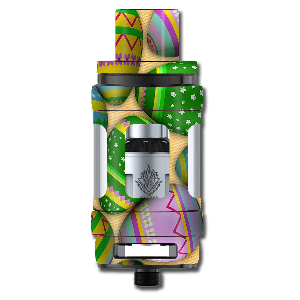  Easter Eggs Painted Smok TFV12 Tank Skin