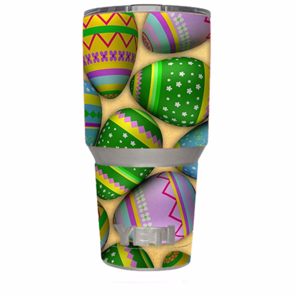  Easter Eggs Painted Yeti 30oz Rambler Tumbler Skin