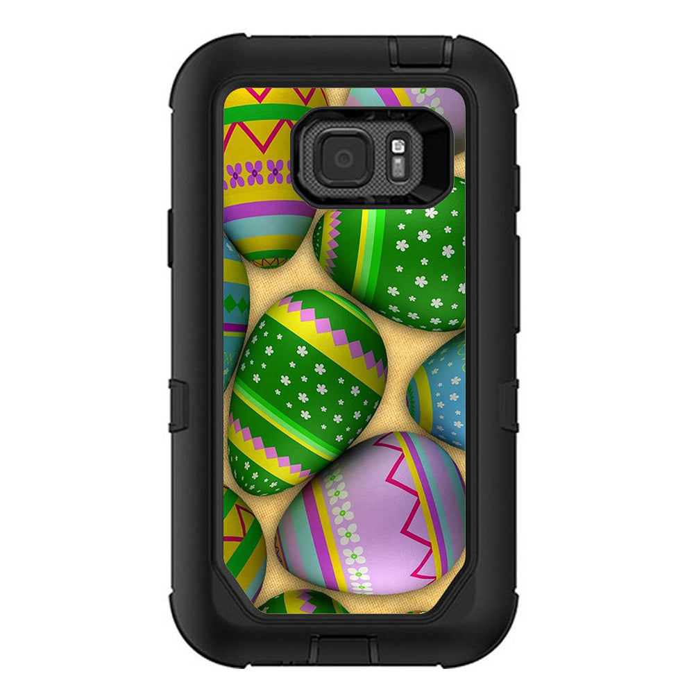  Easter Eggs Painted Otterbox Defender Samsung Galaxy S7 Active Skin