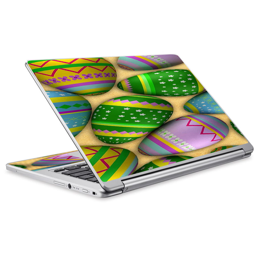  Easter Eggs Painted Acer Chromebook R13 Skin