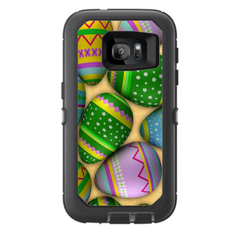  Easter Eggs Painted Otterbox Defender Samsung Galaxy S7 Skin