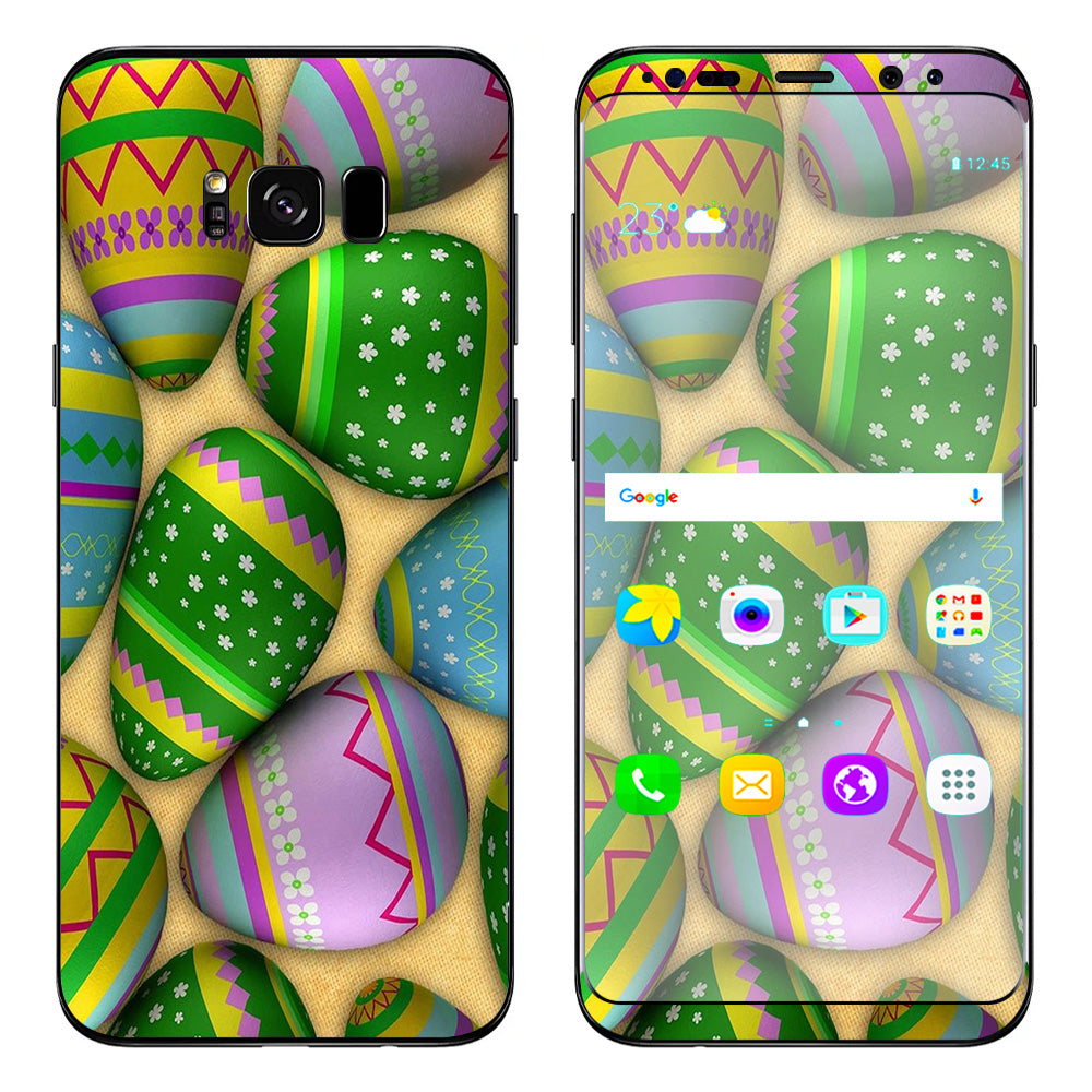  Easter Eggs Painted Samsung Galaxy S8 Plus Skin