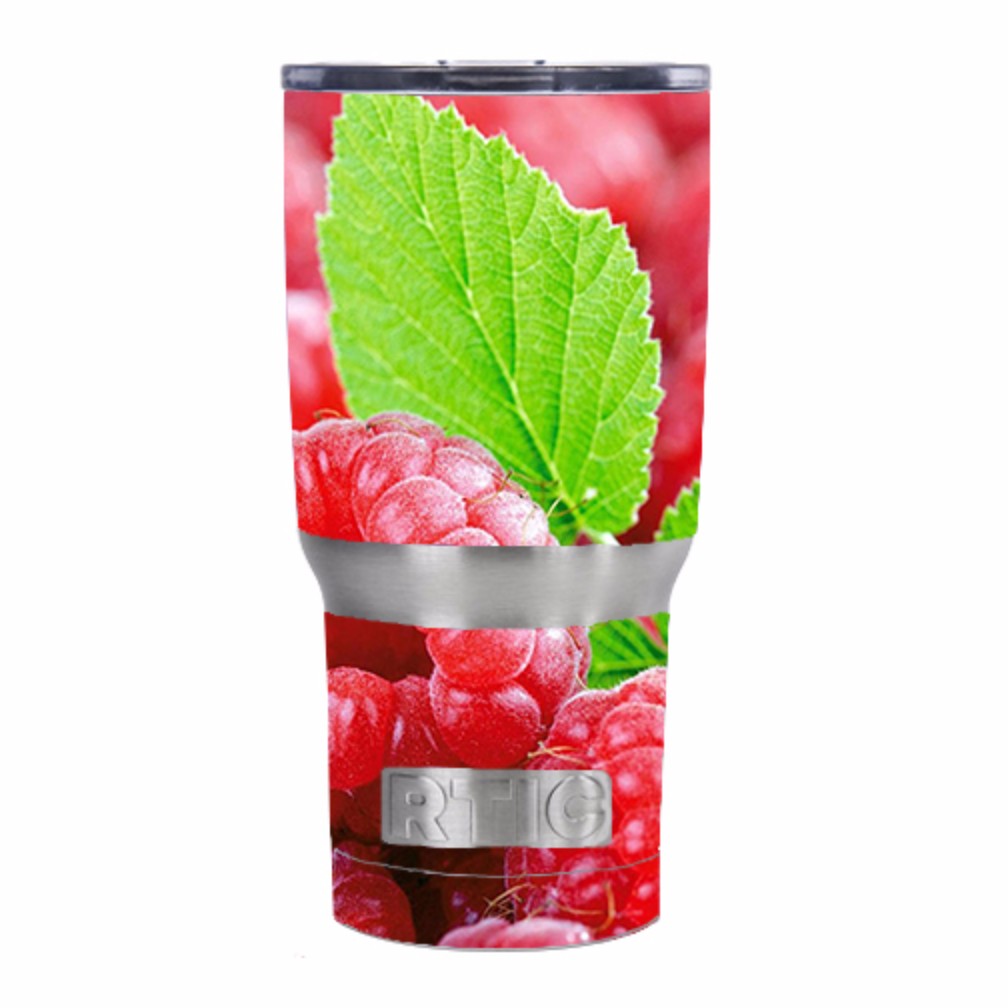  Raspberry, Fruit RTIC 20oz Tumbler Skin