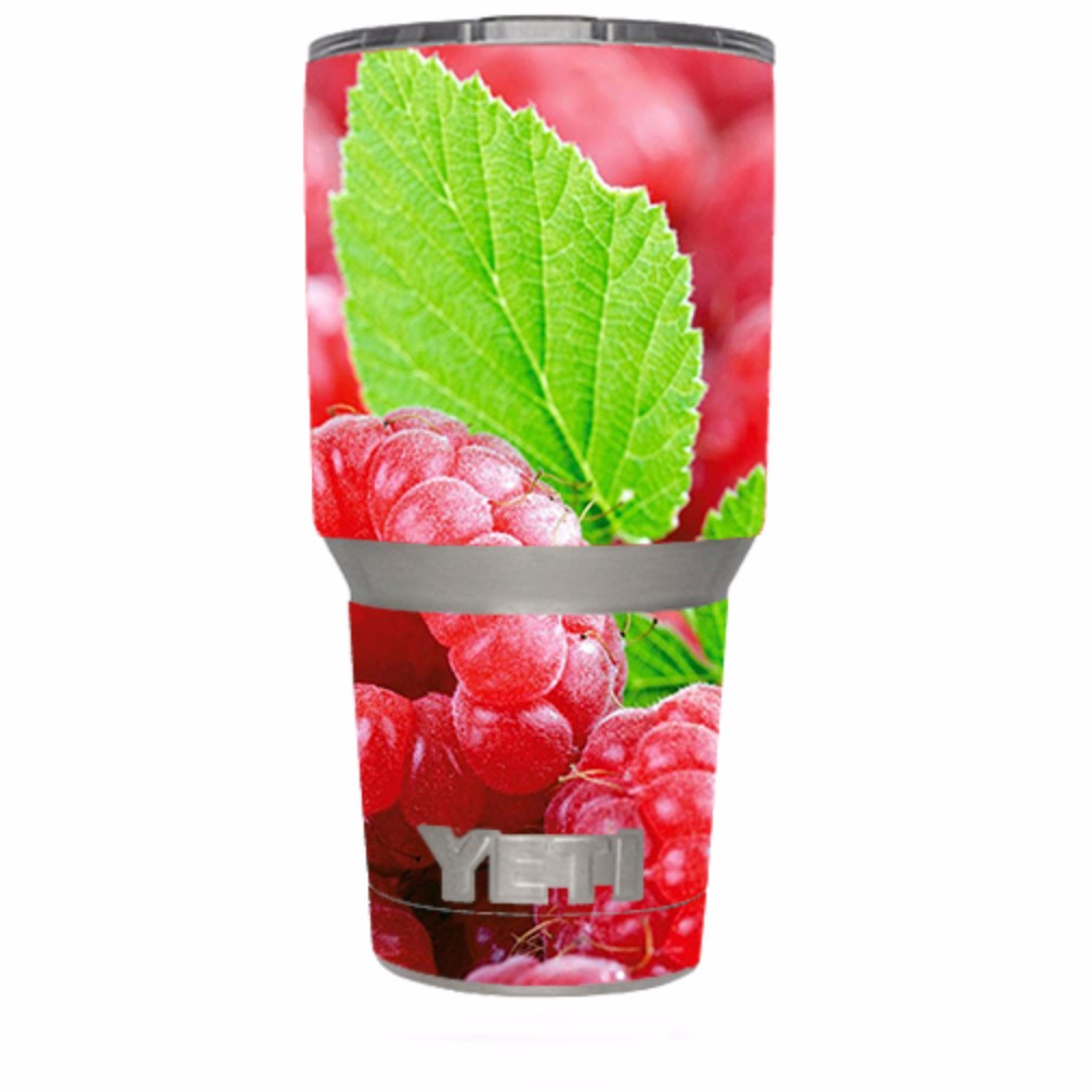  Raspberry, Fruit Yeti 30oz Rambler Tumbler Skin