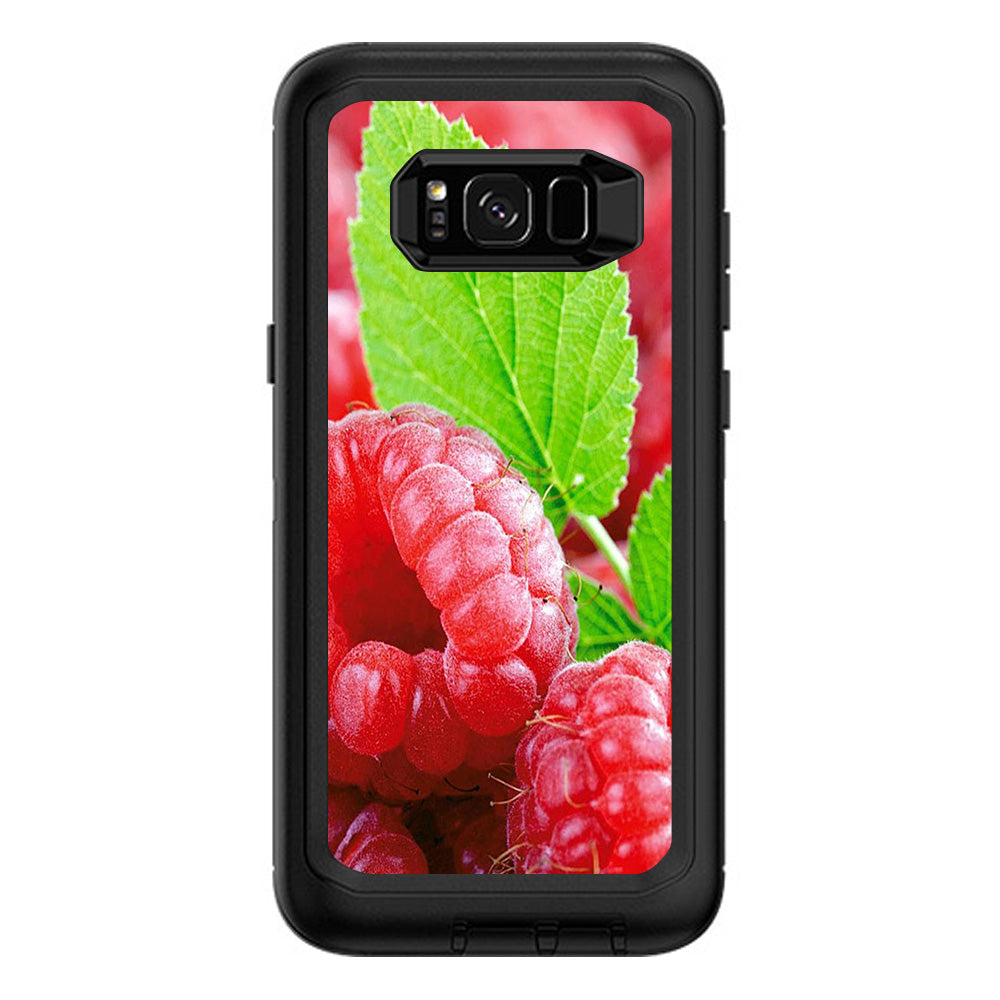  Raspberry, Fruit Otterbox Defender Samsung Galaxy S8 Plus Skin