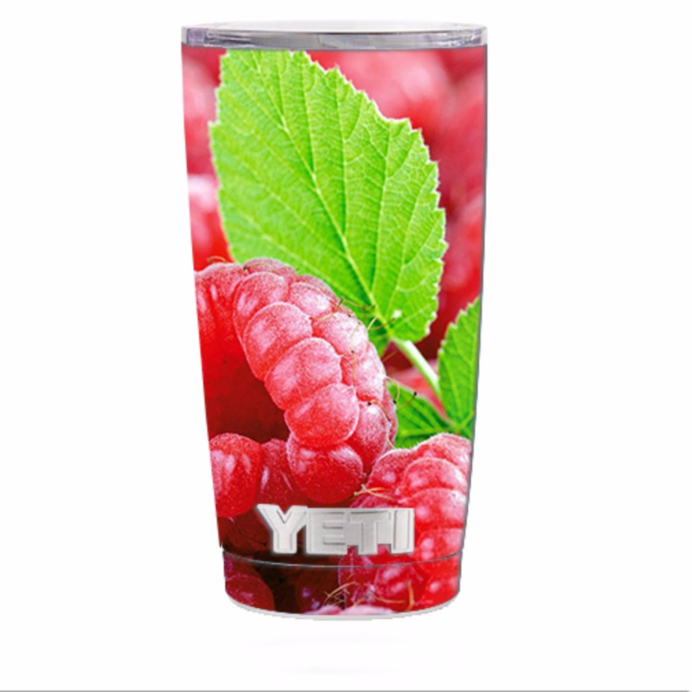  Raspberry, Fruit Yeti 20oz Rambler Tumbler Skin