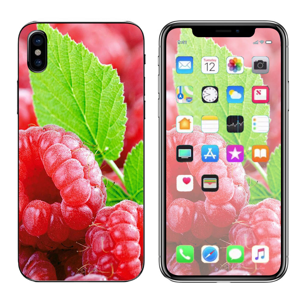  Raspberry, Fruit Apple iPhone X Skin