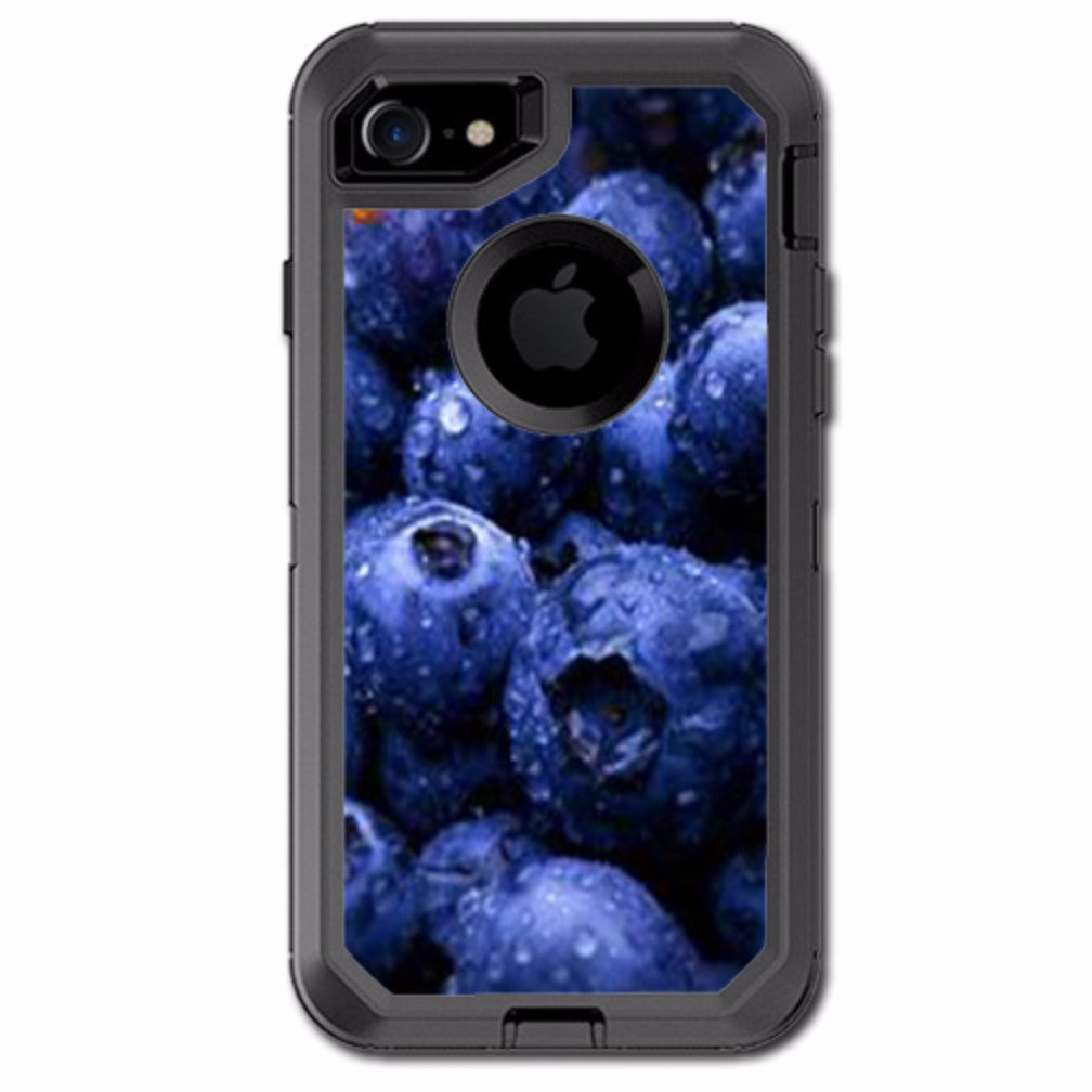  Blueberry, Blue Berries Otterbox Defender iPhone 7 or iPhone 8 Skin