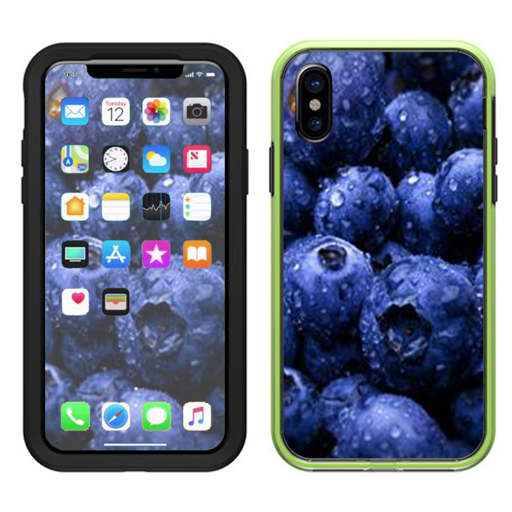  Blueberry, Blue Berries Lifeproof Slam Case iPhone X Skin