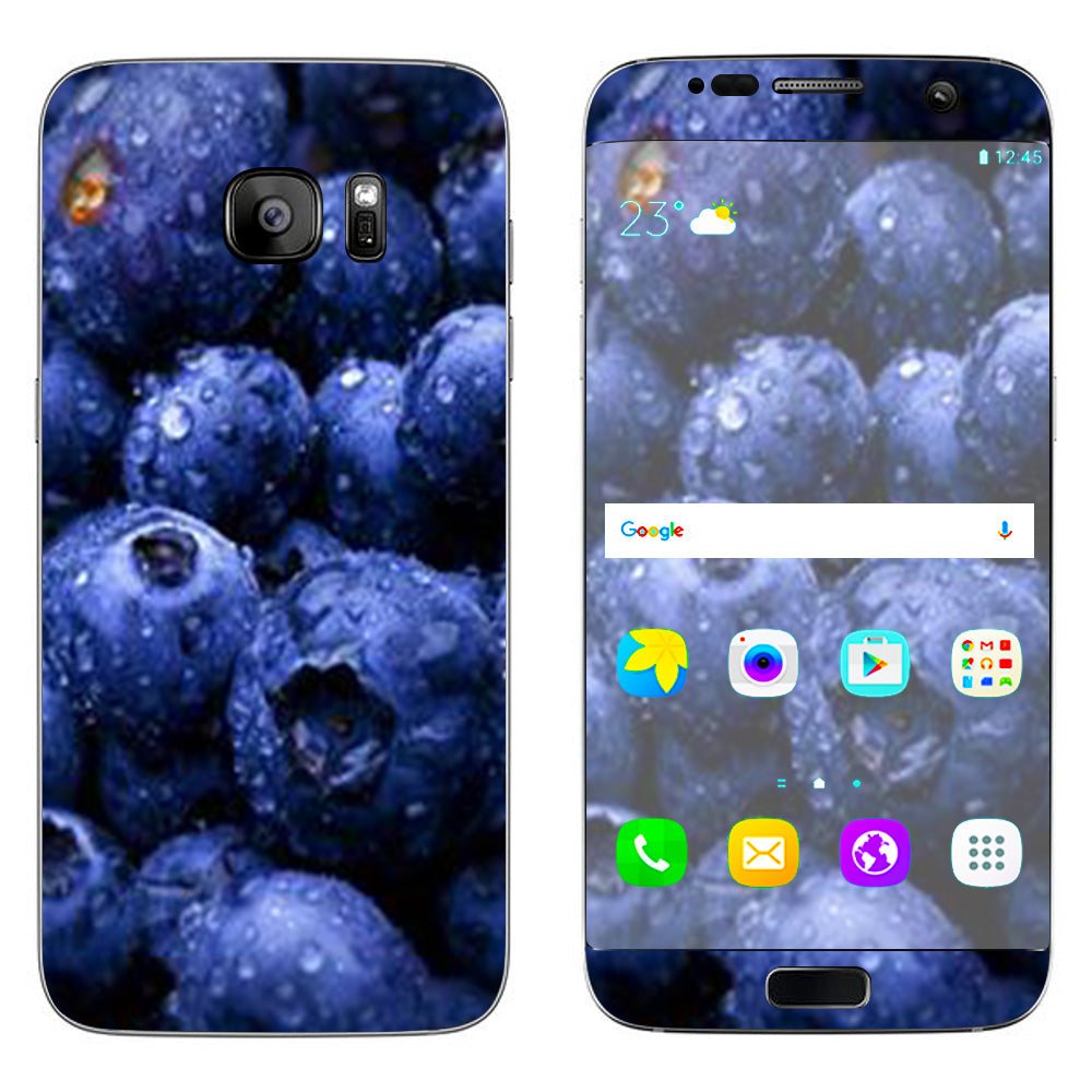  Blueberry, Blue Berries Samsung Galaxy S7 Edge Skin