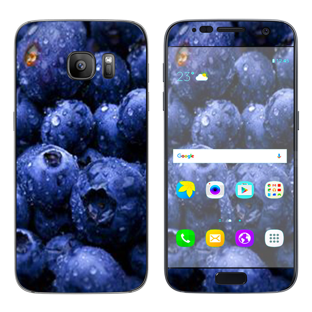  Blueberry, Blue Berries Samsung Galaxy S7 Skin