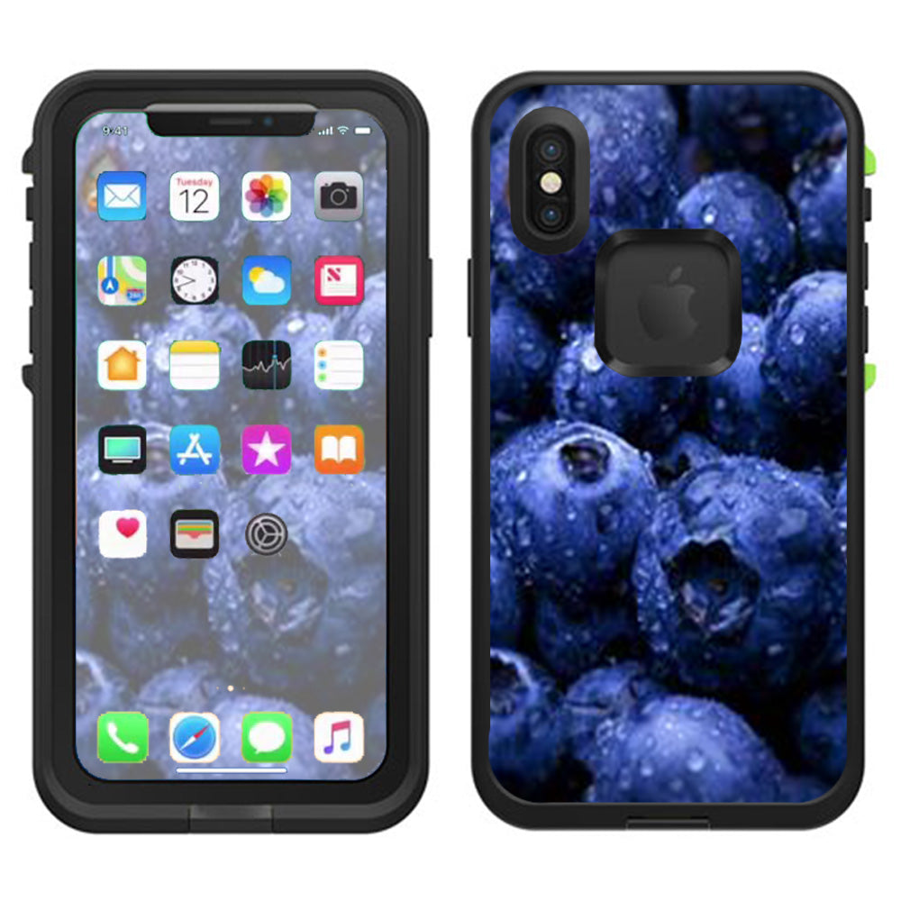  Blueberry, Blue Berries Lifeproof Fre Case iPhone X Skin
