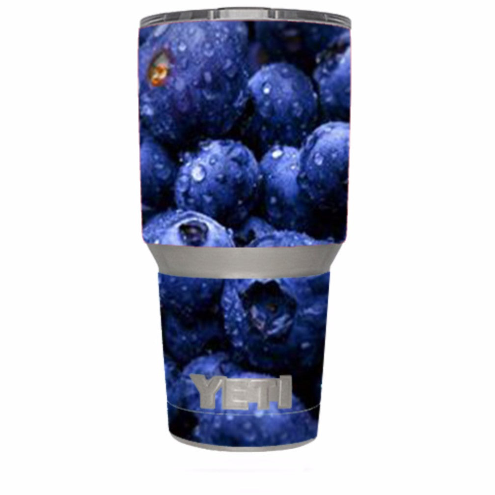 Blueberry, Blue Berries Yeti 30oz Rambler Tumbler Skin