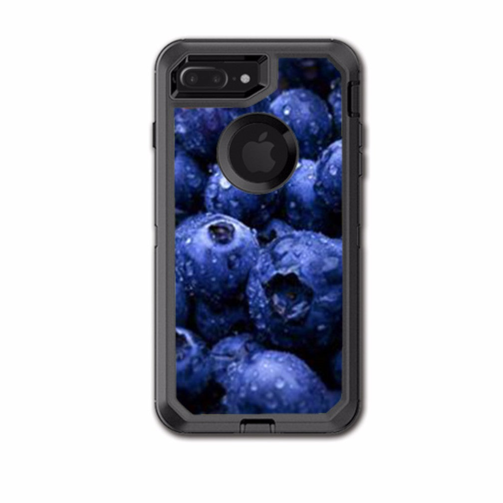 Blueberry, Blue Berries Otterbox Defender iPhone 7+ Plus or iPhone 8+ Plus Skin
