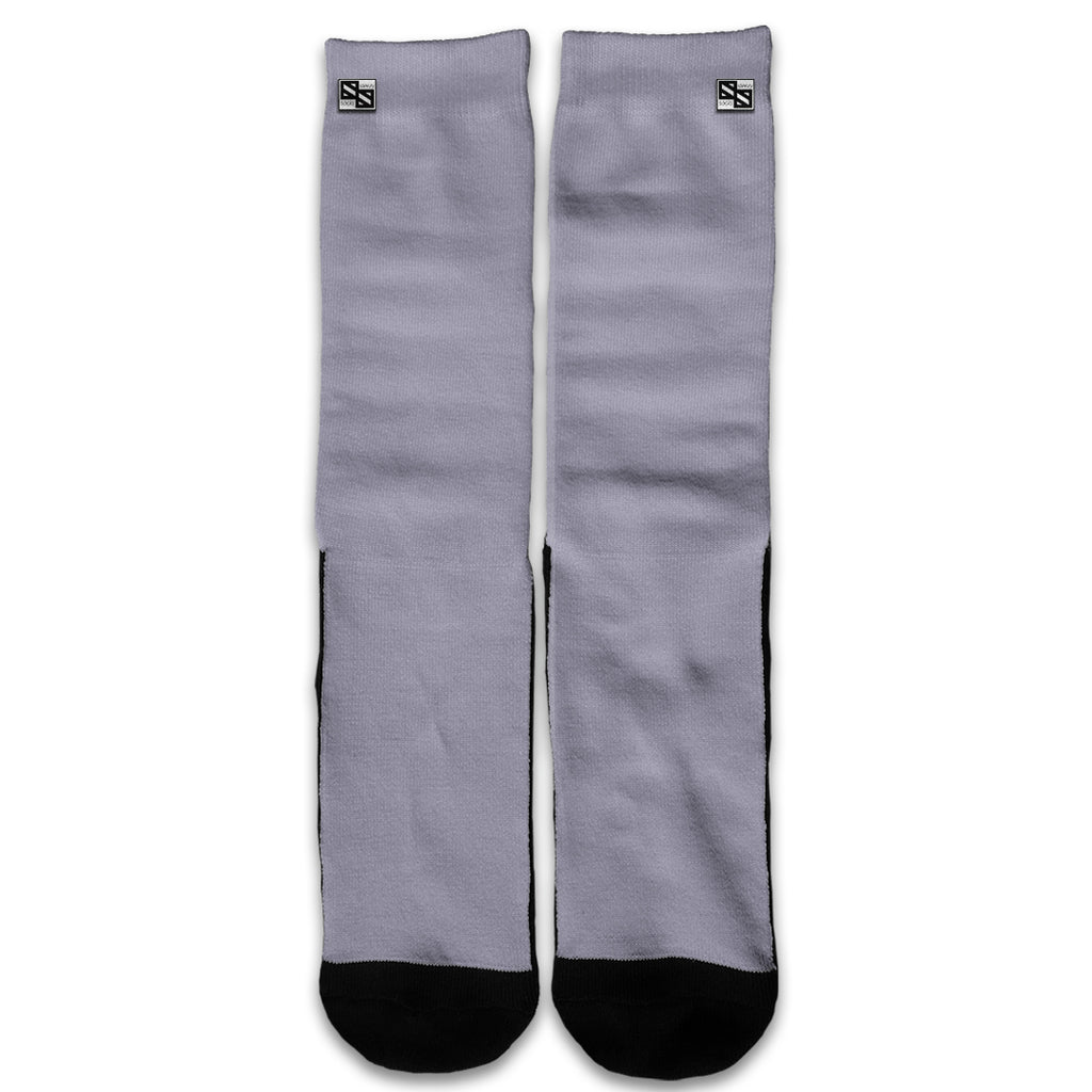  Solid Gray Universal Socks