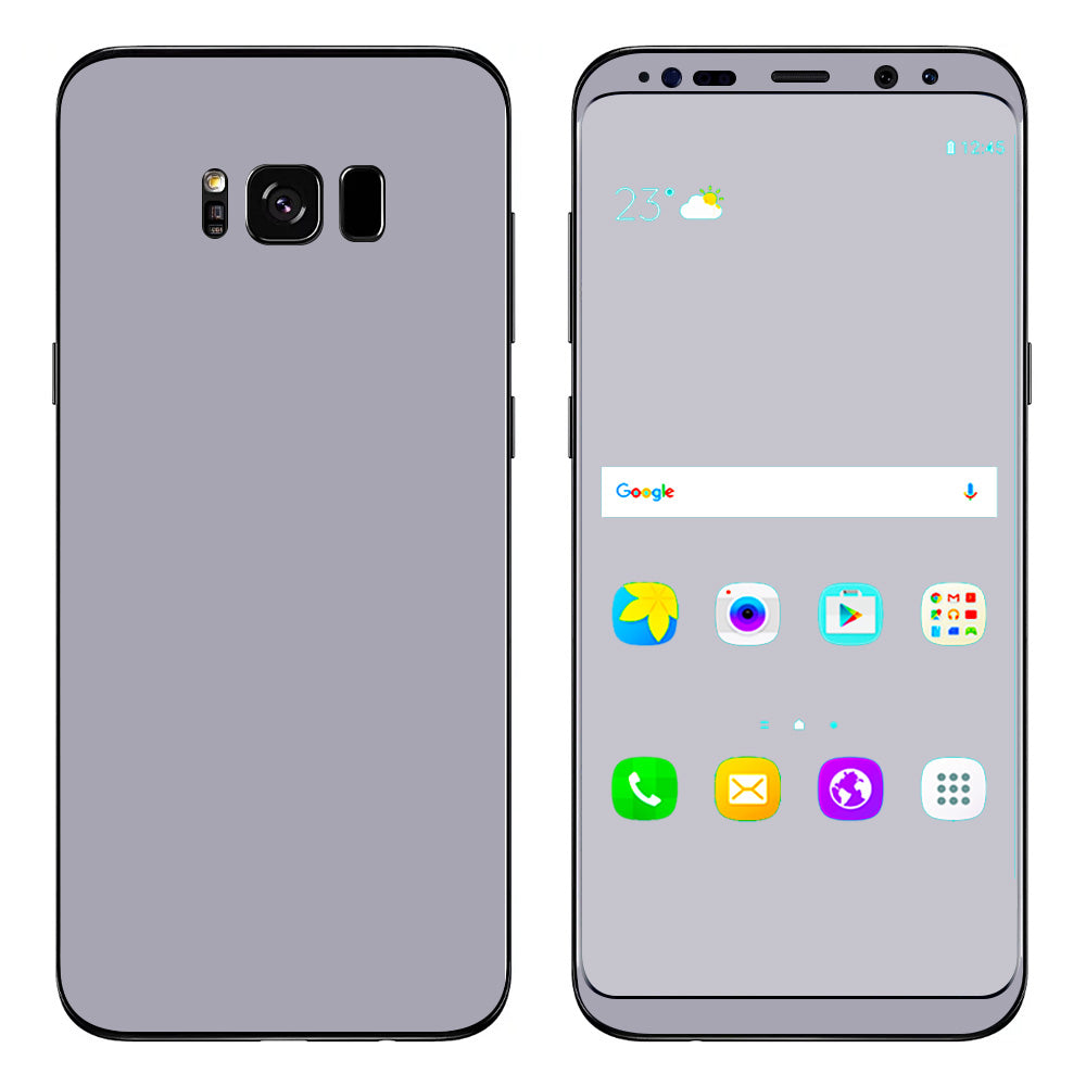  Solid Gray Samsung Galaxy S8 Skin
