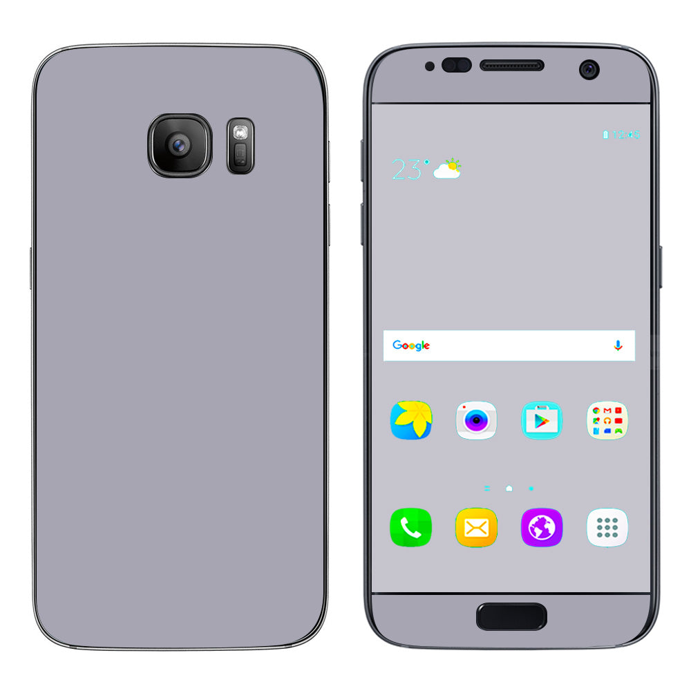  Solid Gray Samsung Galaxy S7 Skin