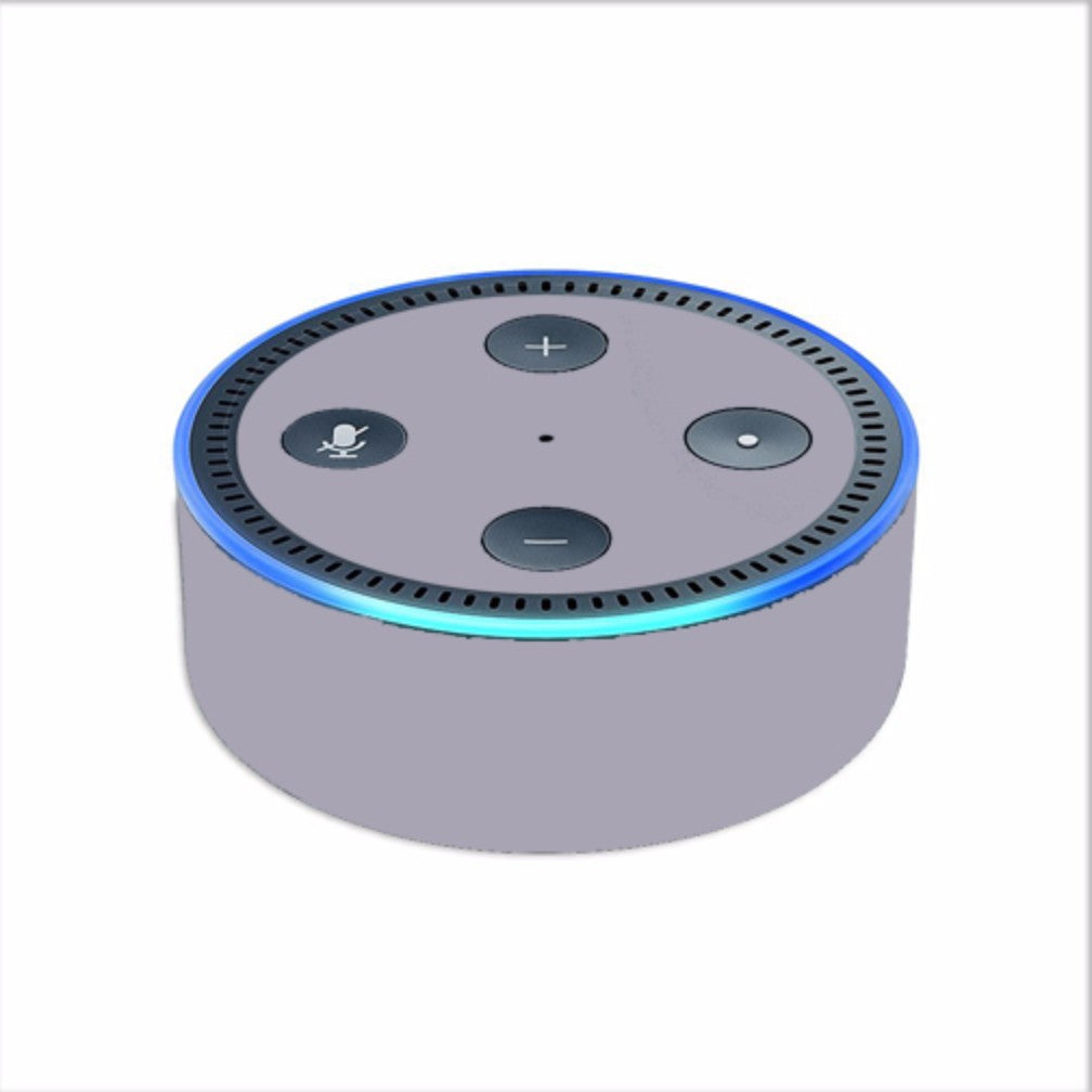  Solid Gray Amazon Echo Dot 2nd Gen Skin