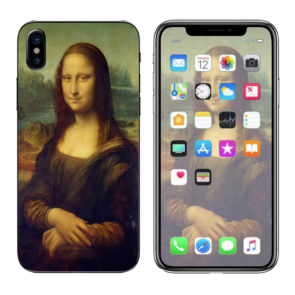  Mona Artwork Apple iPhone X Skin