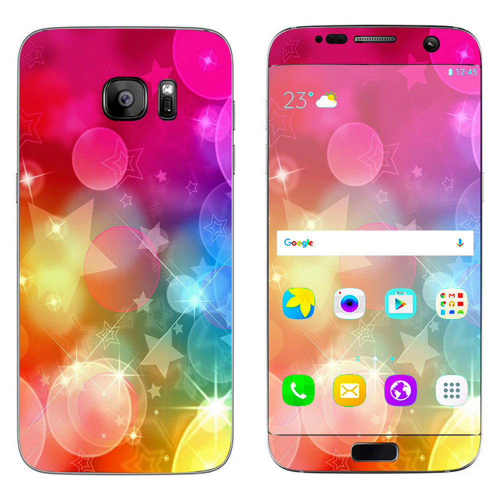  Bokah Colors Samsung Galaxy S7 Edge Skin