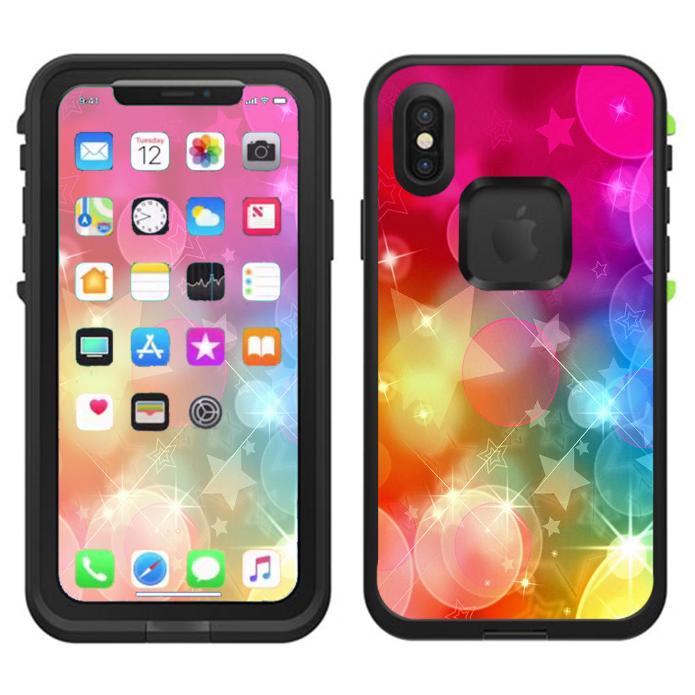  Bokah Colors Lifeproof Fre Case iPhone X Skin