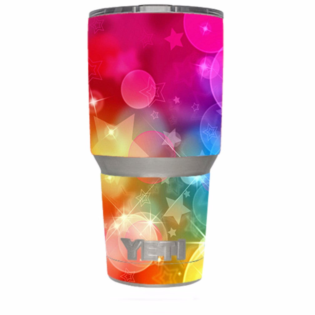  Bokah Colors Yeti 30oz Rambler Tumbler Skin