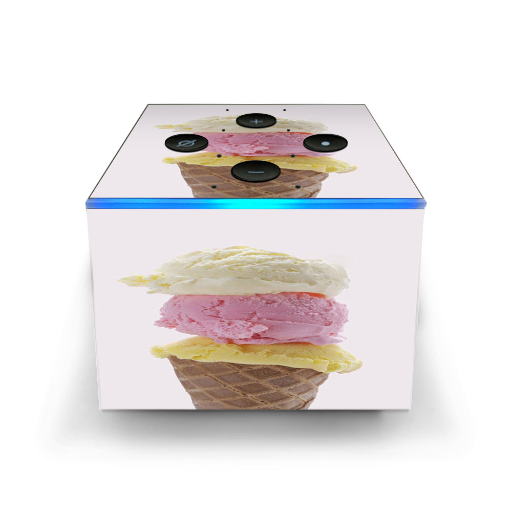  Ice Cream Cone Amazon Fire TV Cube Skin
