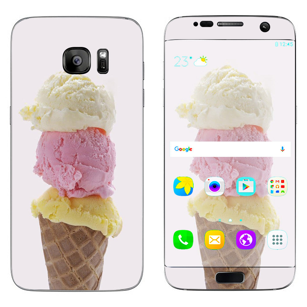  Ice Cream Cone Samsung Galaxy S7 Edge Skin