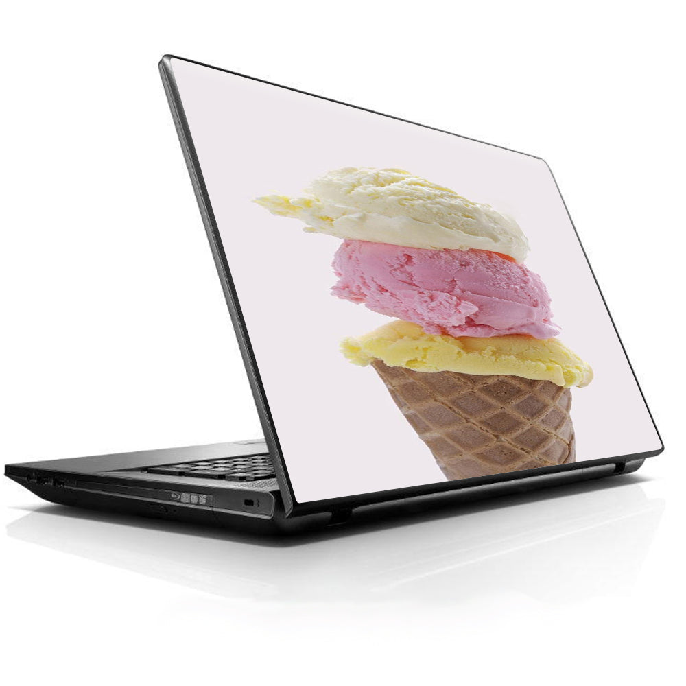  Ice Cream Cone Universal 13 to 16 inch wide laptop Skin