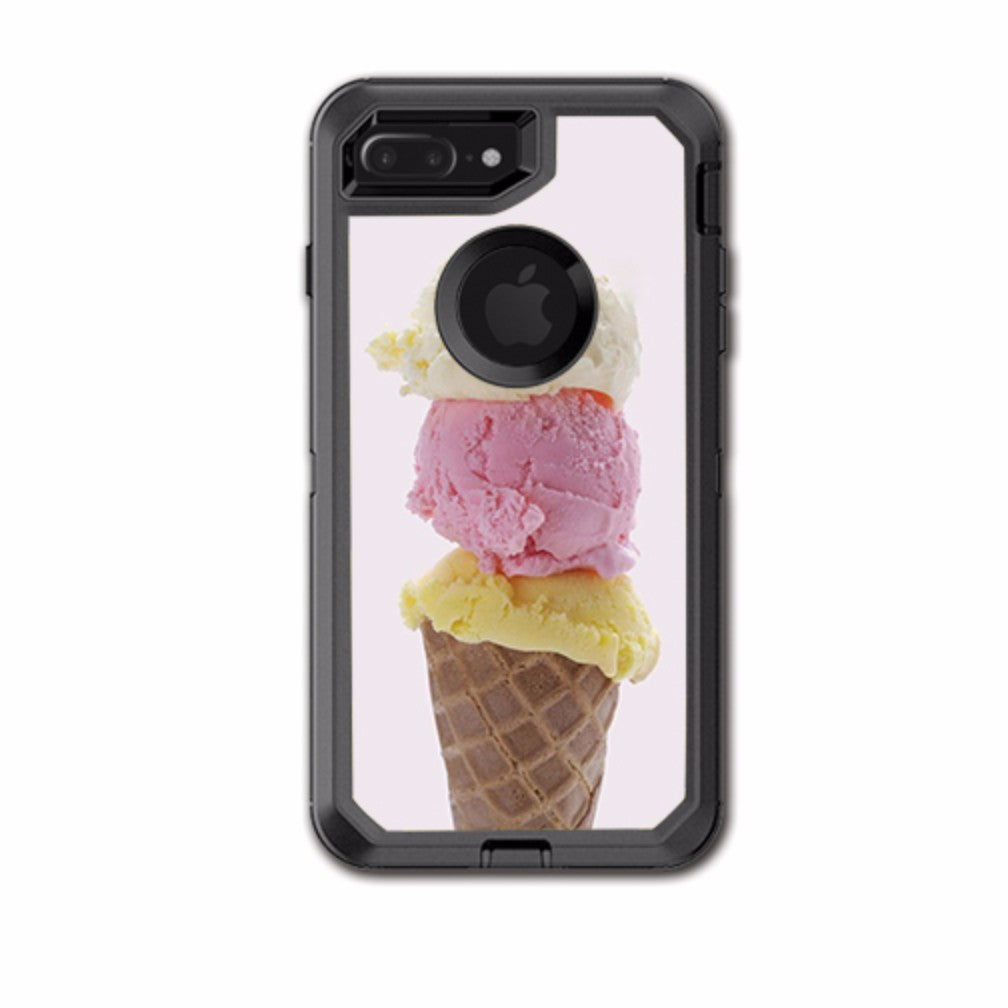  Ice Cream Cone Otterbox Defender iPhone 7+ Plus or iPhone 8+ Plus Skin