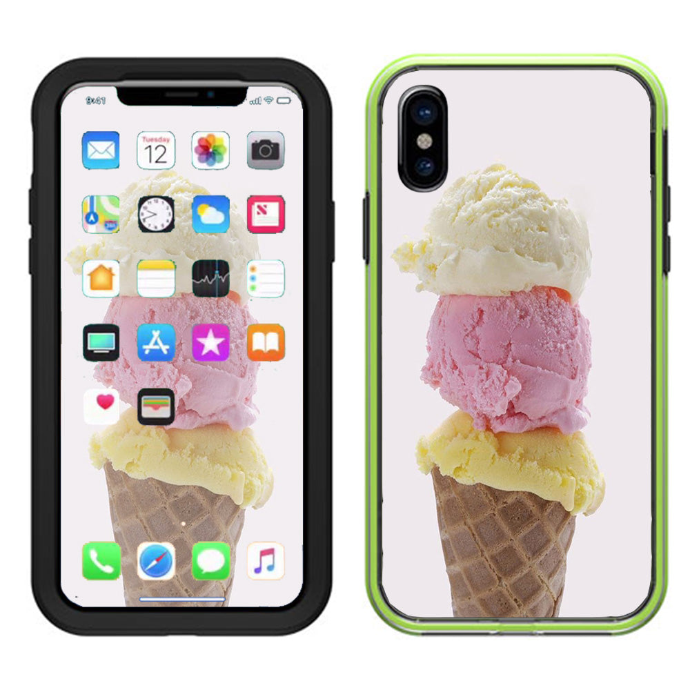  Ice Cream Cone Lifeproof Slam Case iPhone X Skin