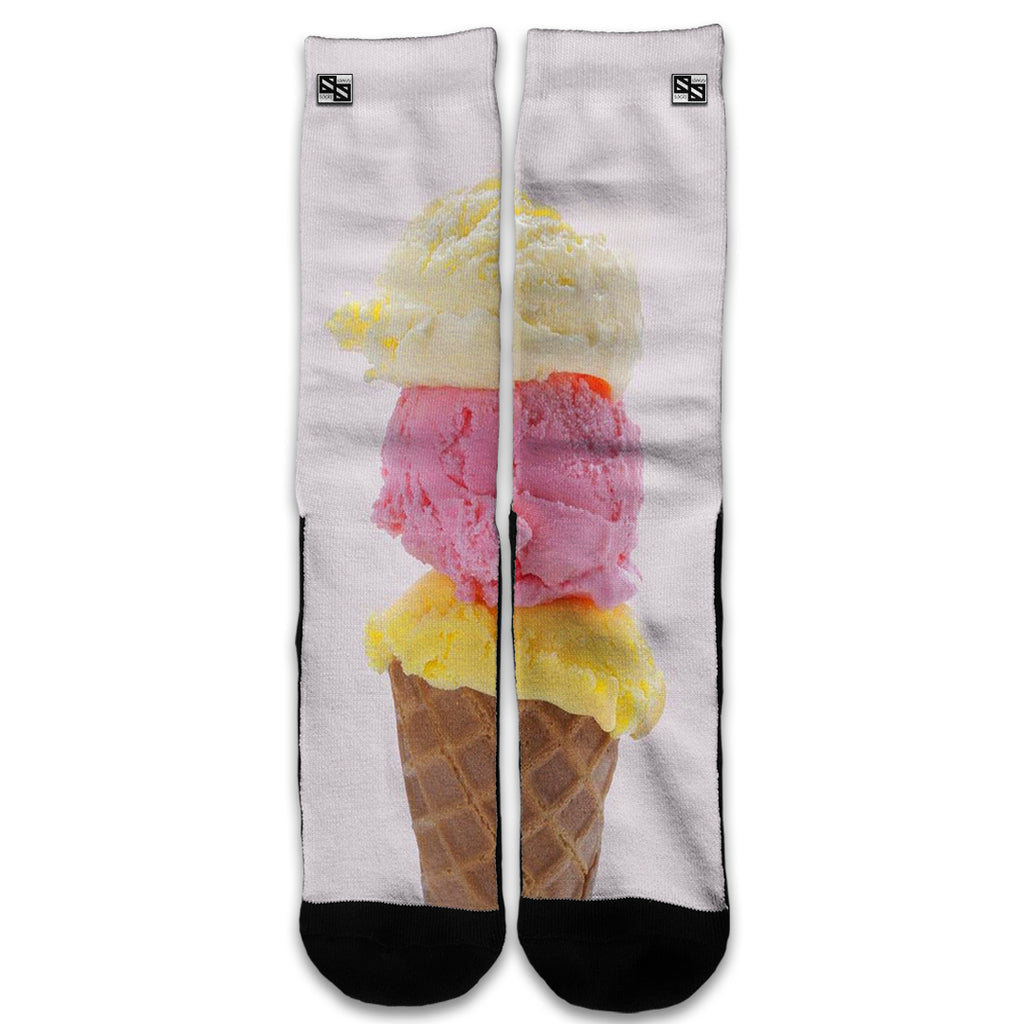  Ice Cream Cone Universal Socks