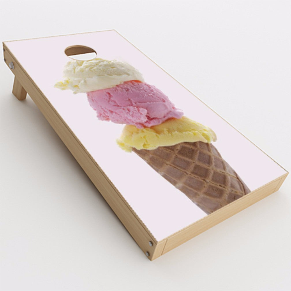  Ice Cream Cone Cornhole Game Boards  Skin