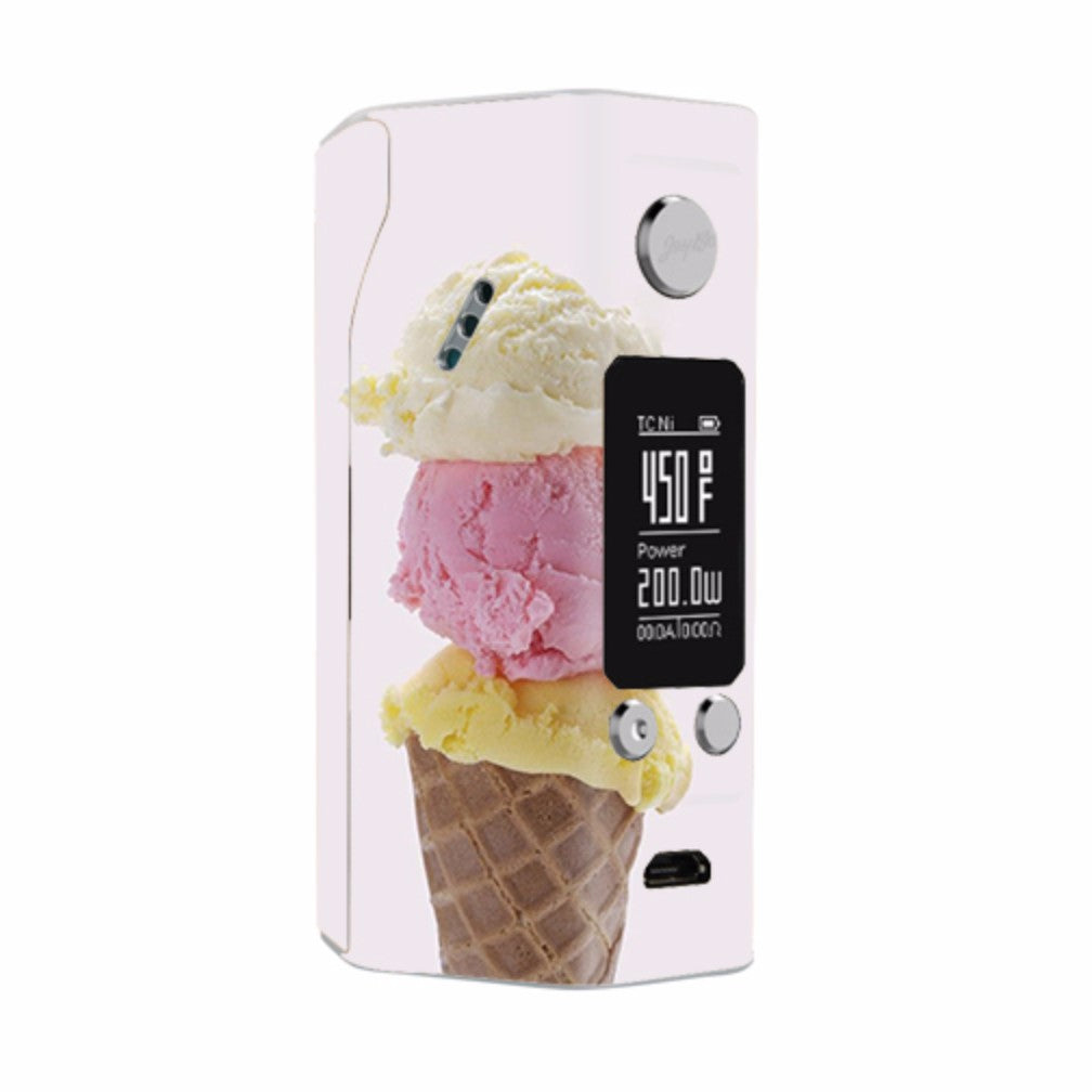  Ice Cream Cone Wismec Reuleaux RX200S Skin